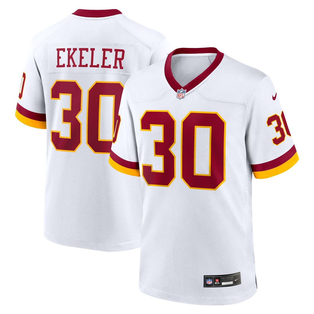 Washington Commanders Austin Ekeler Burgundy Game Player Jersey | NFL Football Jersey