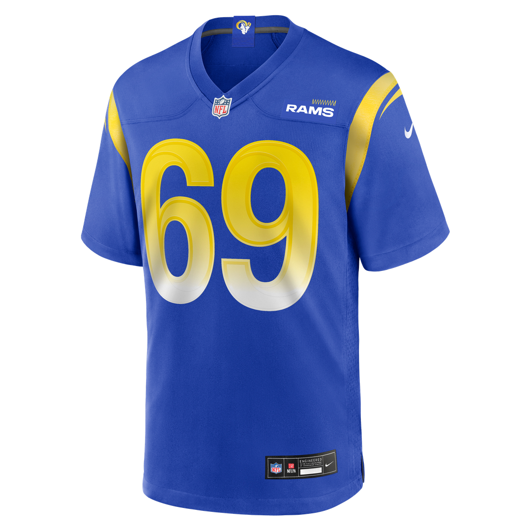 Los Angeles Rams Kevin Dotson Royal Game Jersey | NFL Football Jersey