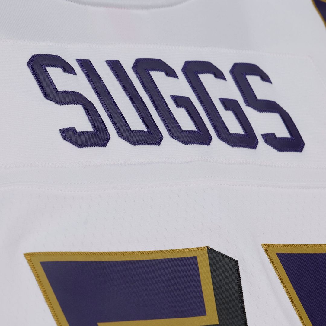 Baltimore Ravens Terrell Suggs White 2003 Legacy Replica Player Jersey | NFL Football Jersey
