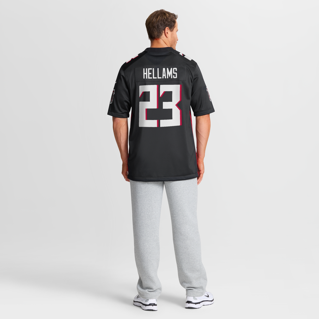 Atlanta Falcons DeMarcco Hellams Black Team Game Jersey | NFL Football Jersey