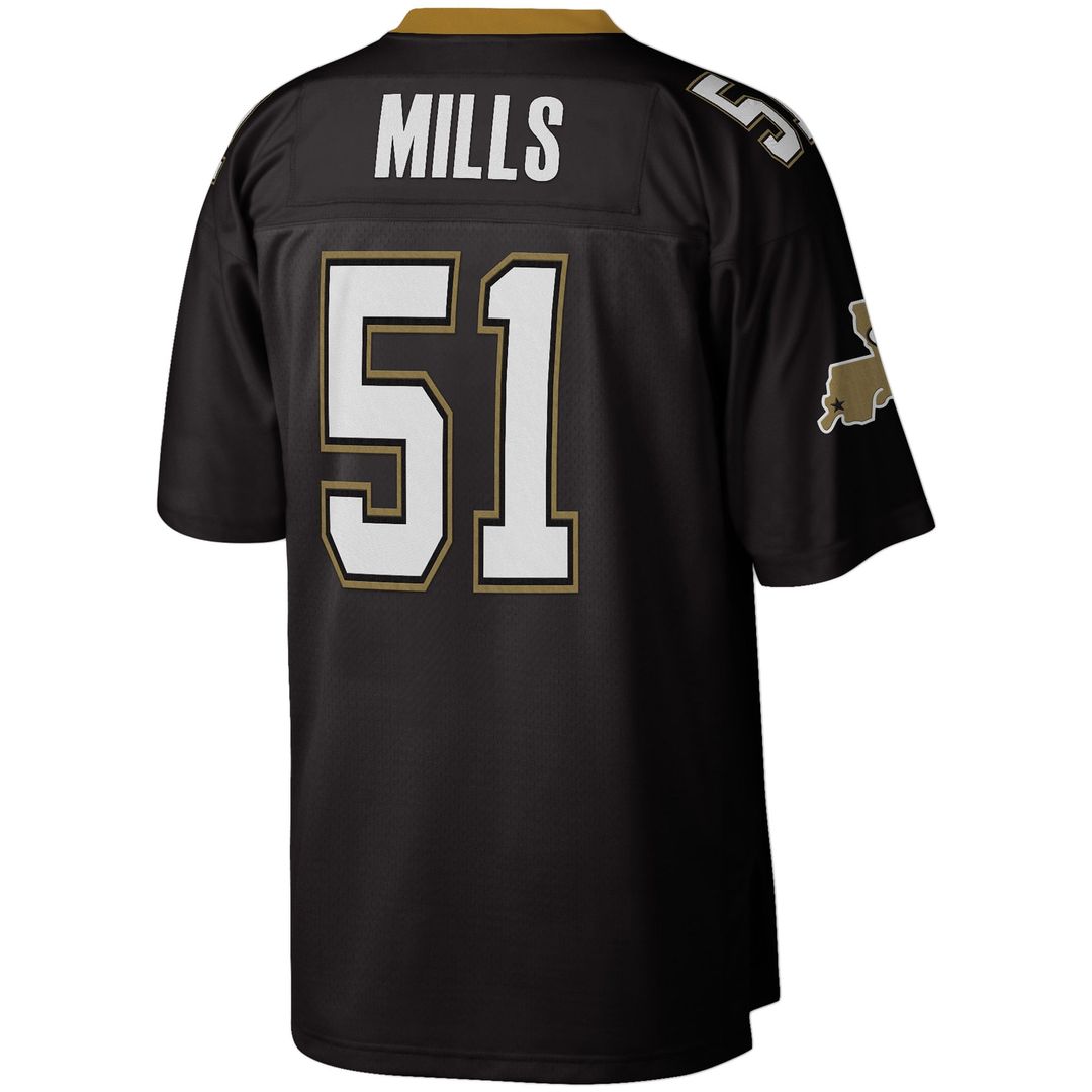 New Orleans Saints Sam Mills Black Legacy Replica Jersey | NFL Football Jersey