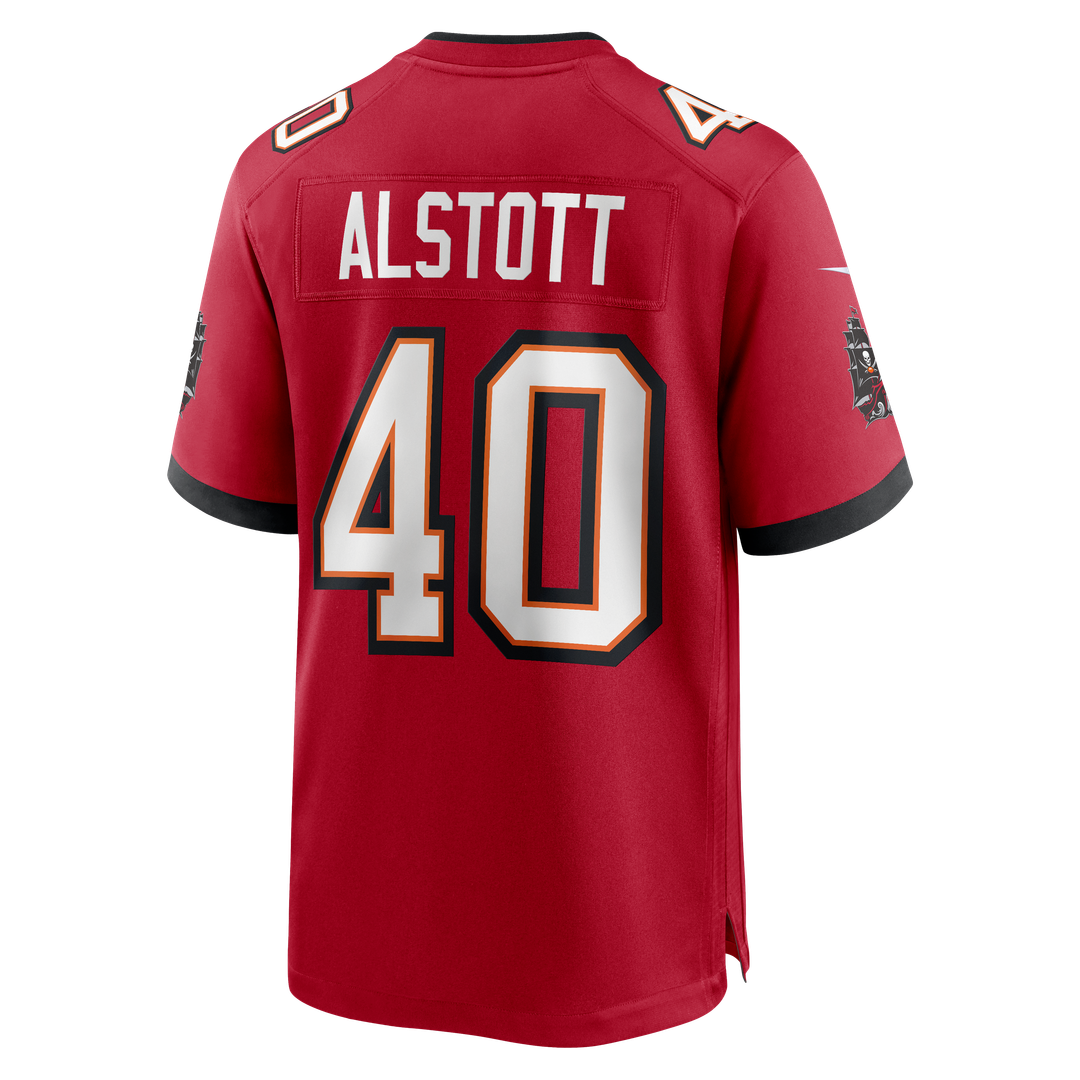 Tampa Bay Buccaneers Mike Alstott Red Retired Player Game Jersey | NFL Football Jersey
