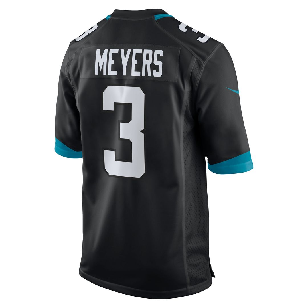 Jacksonville Jaguars Jakobi Meyers Teal Team Game Jersey | NFL Football Jersey