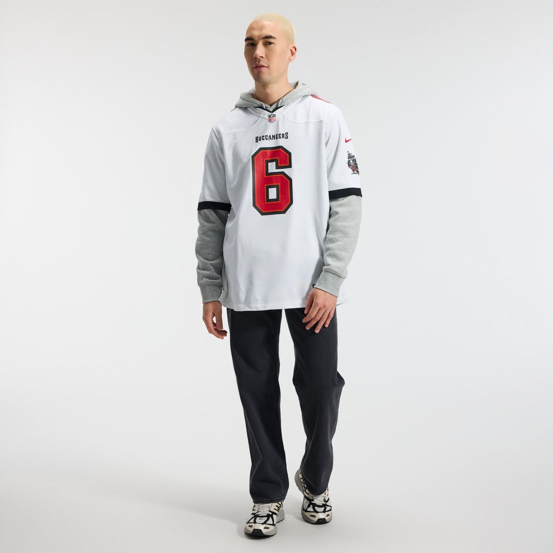 Tampa Bay Buccaneers Baker Mayfield White Away Game Jersey | NFL Football Jersey