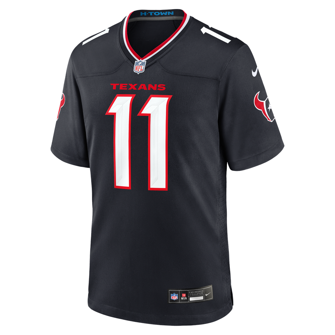 Houston Texans Tremon Smith Navy Team Game Jersey | NFL Football Jersey