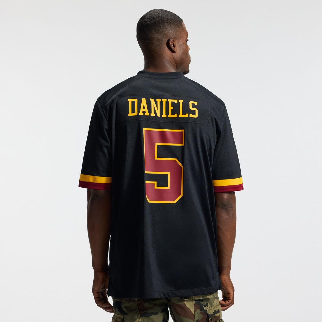 Washington Commanders Jayden Daniels Burgundy Game Jersey | NFL Football Jersey