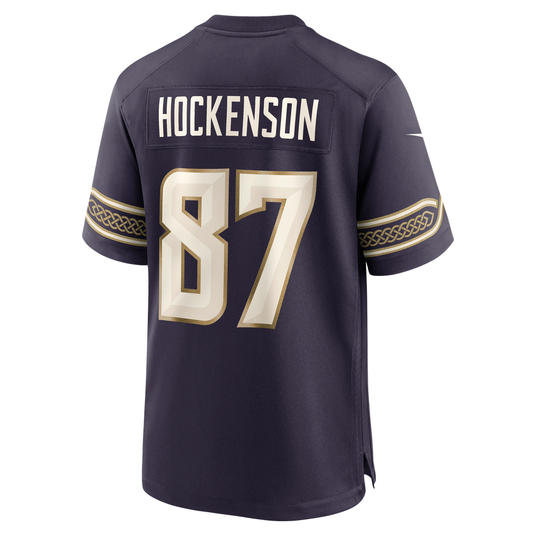 Minnesota Vikings T.J. Hockenson Purple 2026 Rivalries Collection Game Jersey | NFL Football Jersey