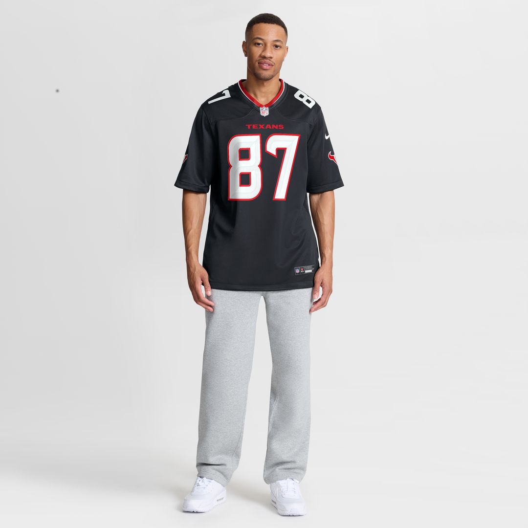 Houston Texans Cade Stover Navy Game Jersey | NFL Football Jersey