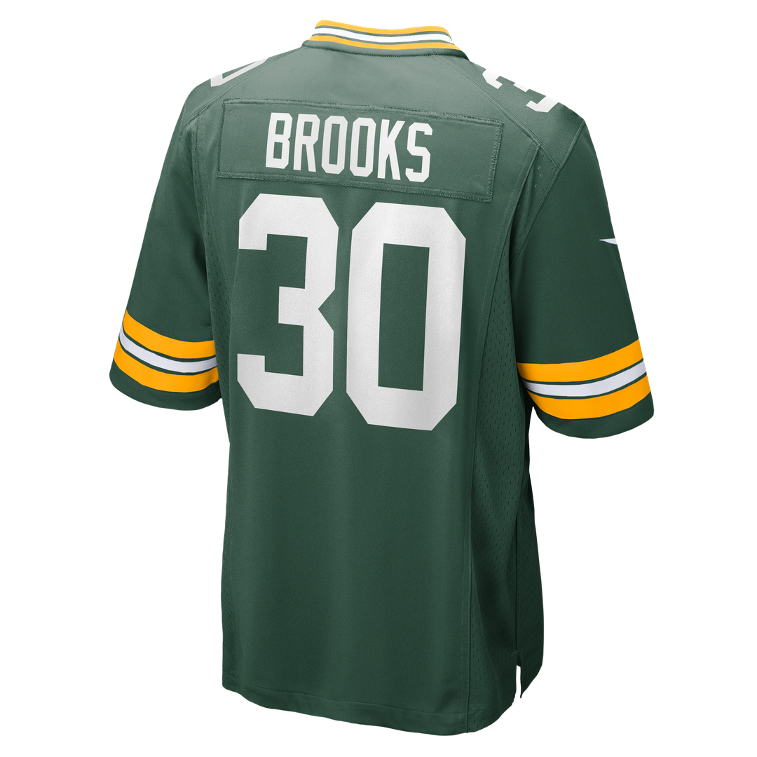 Green Bay Packers Chris Brooks Green Team Game Jersey | NFL Football Jersey