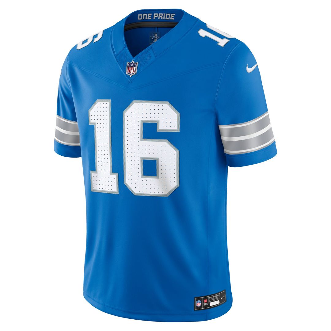 Detroit Lions Jared Goff Black Alternate Vapor F.U.S.E. Stitched Limited Jersey | NFL Football Jersey
