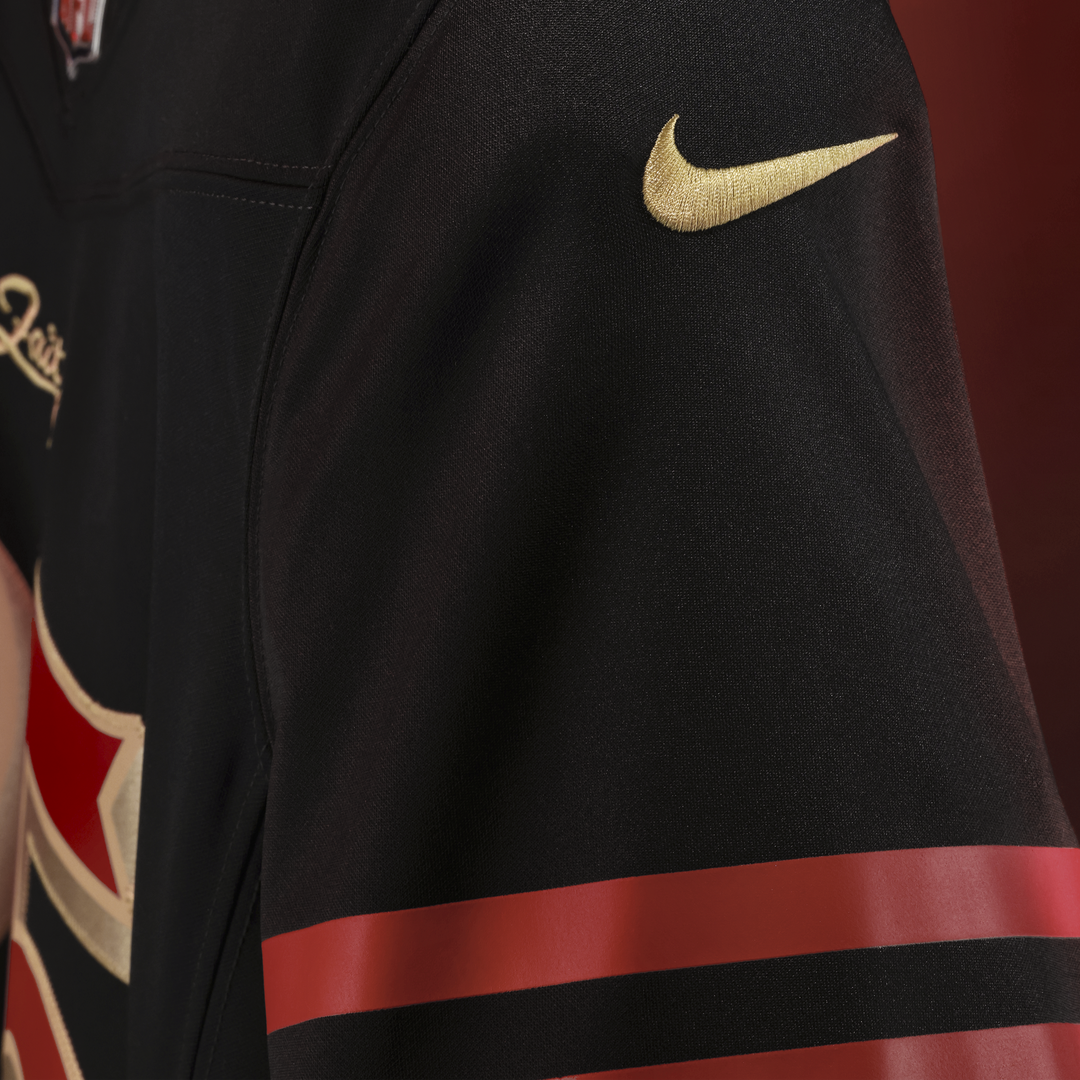 San Francisco 49ers Brock Purdy Black Rivalries Collection Stitched Limited Jersey | NFL Football Jersey