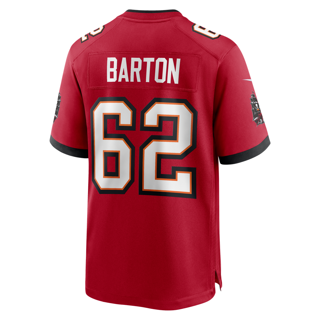 Graham Barton Pick No. 26 Red Player Game Jersey | NFL Football Jersey