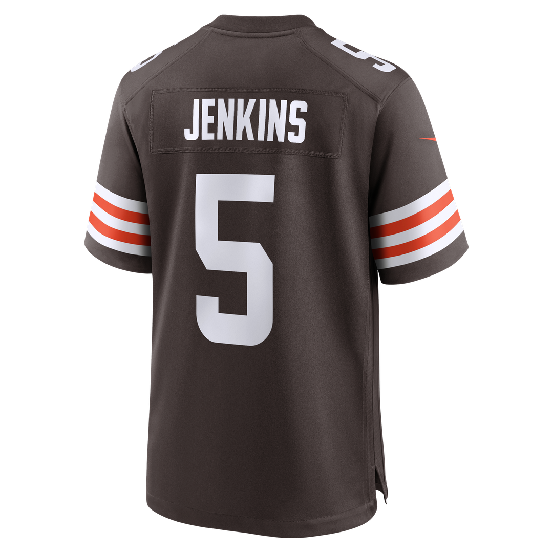 Cleveland Browns Rayshawn Jenkins Brown Team Game Jersey | NFL Football Jersey