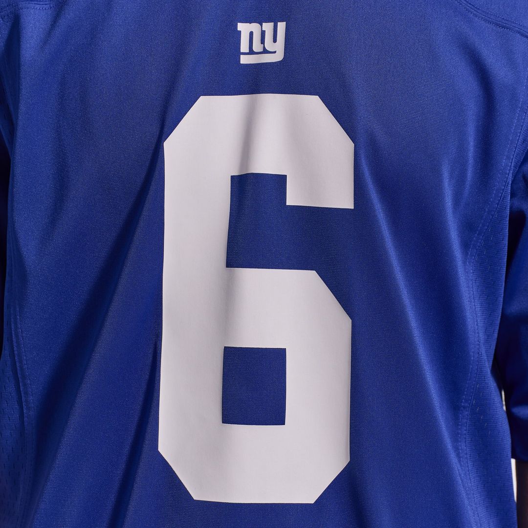 New York Giants Jaxson Dart Red Alternate Century Red Game Jersey | NFL Football Jersey