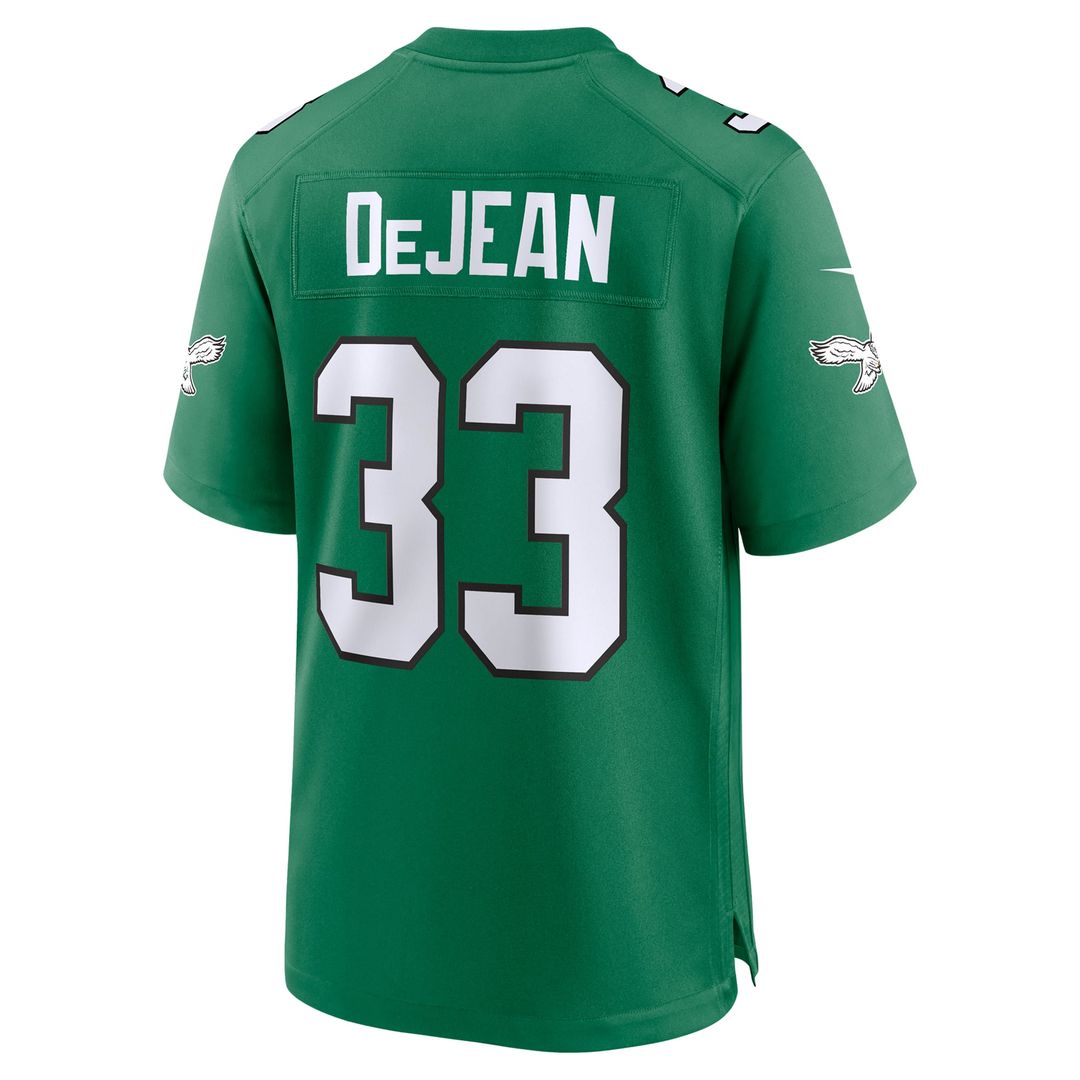 Philadelphia Eagles Cooper DeJean Midnight Green Team Game Jersey | NFL Football Jersey