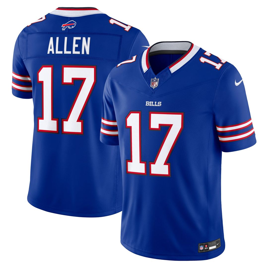 Buffalo Bills Josh Allen Royal Team Vapor F.U.S.E. Stitched Limited Jersey | NFL Football Jersey