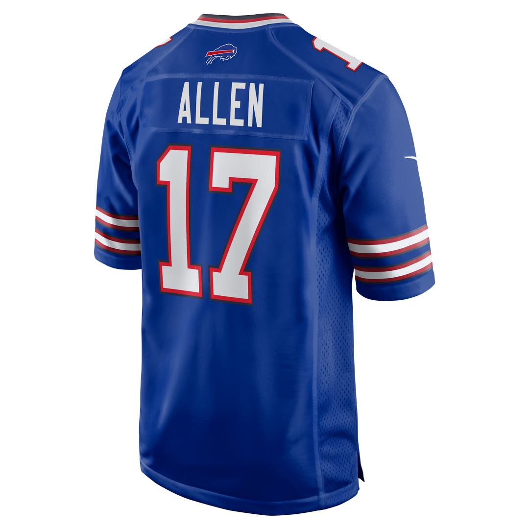 Buffalo Bills Josh Allen Royal Game Player Jersey | NFL Football Jersey