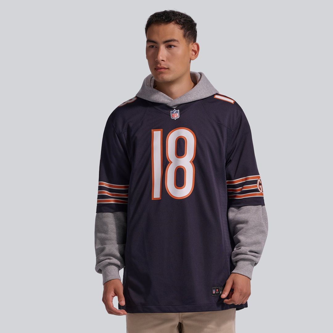 Chicago Bears Caleb Williams White First Round Pick Player Game Jersey | NFL Football Jersey