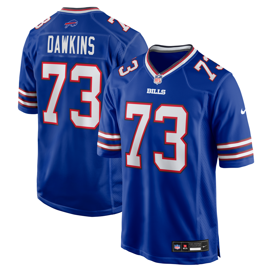 Buffalo Bills Dion Dawkins Royal Game Player Jersey | NFL Football Jersey