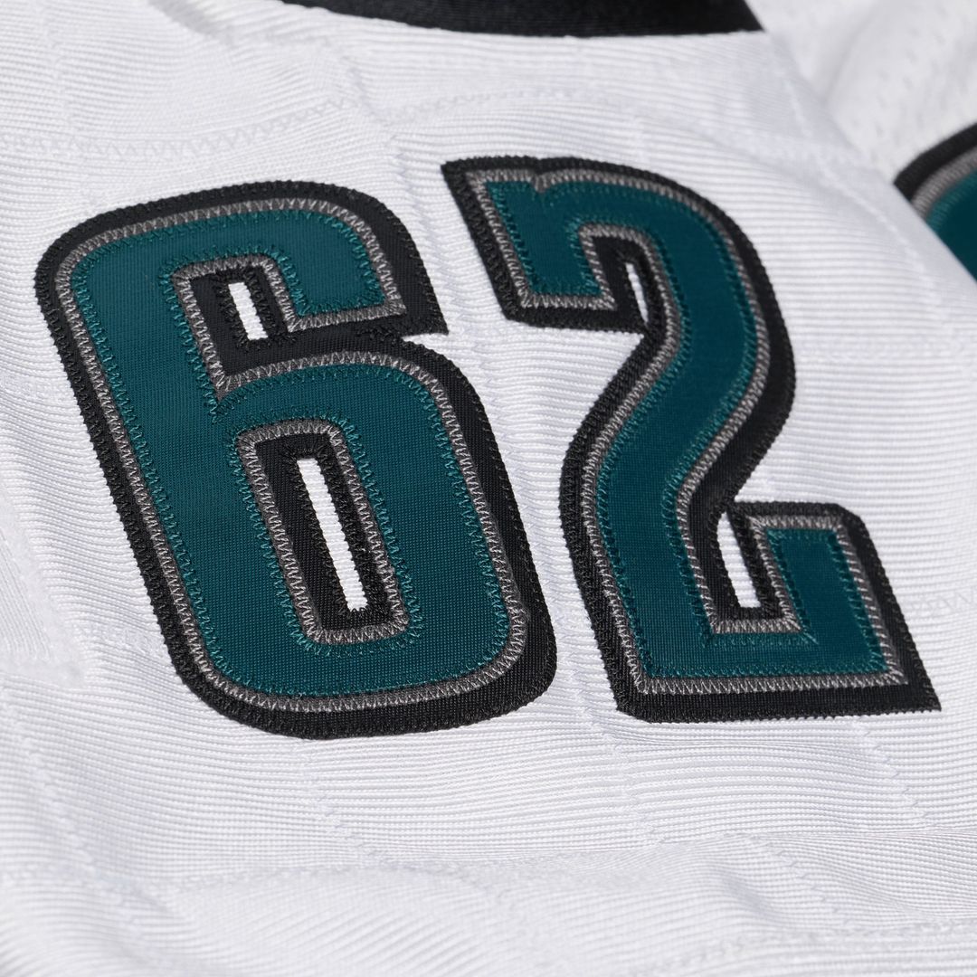 Philadelphia Eagles Jason Kelce White 2011 Authentic Throwback Jersey | NFL Football Jersey