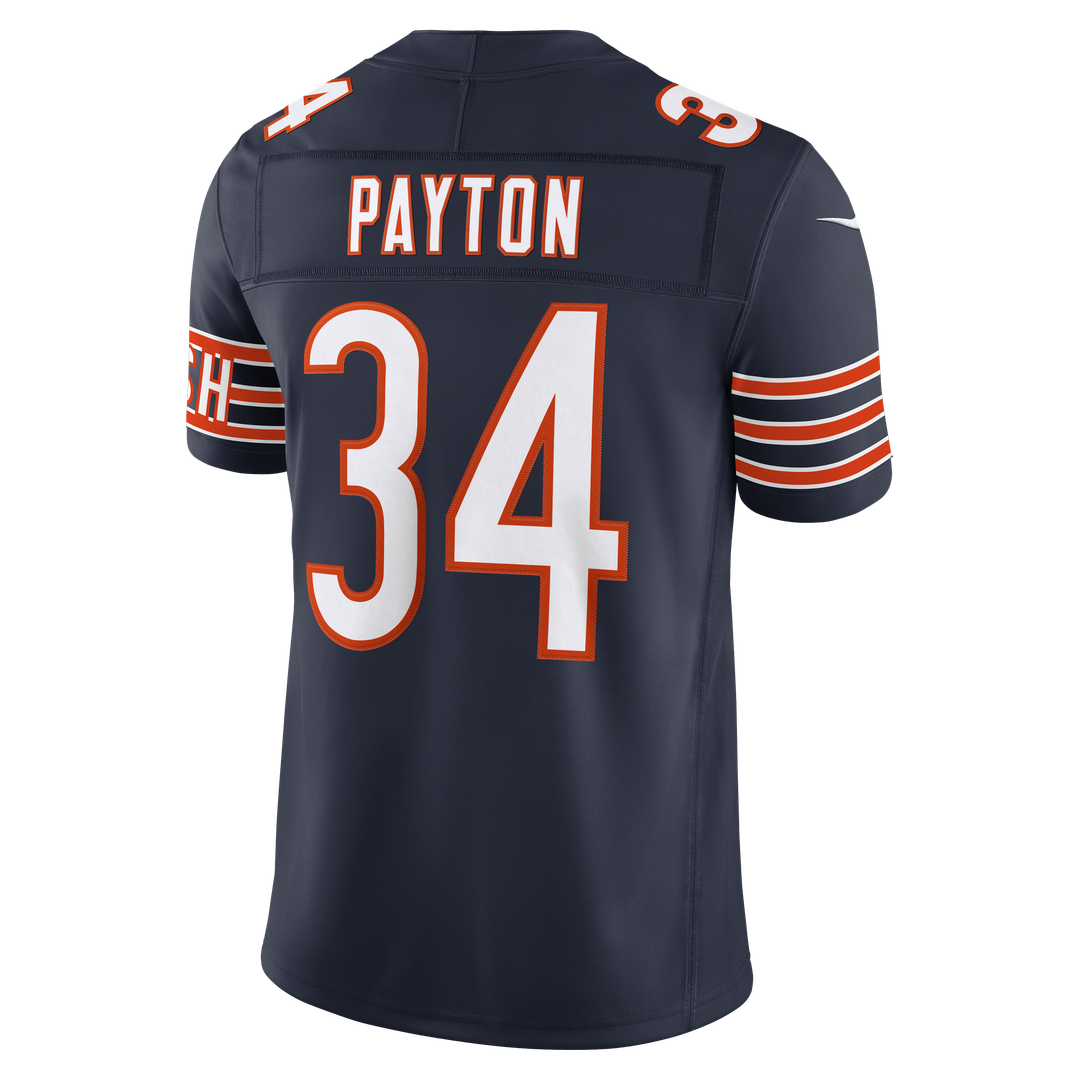 Chicago Bears Walter Payton Navy Vapor F.U.S.E. Stitched Retired Limited Jersey | NFL Football Jersey