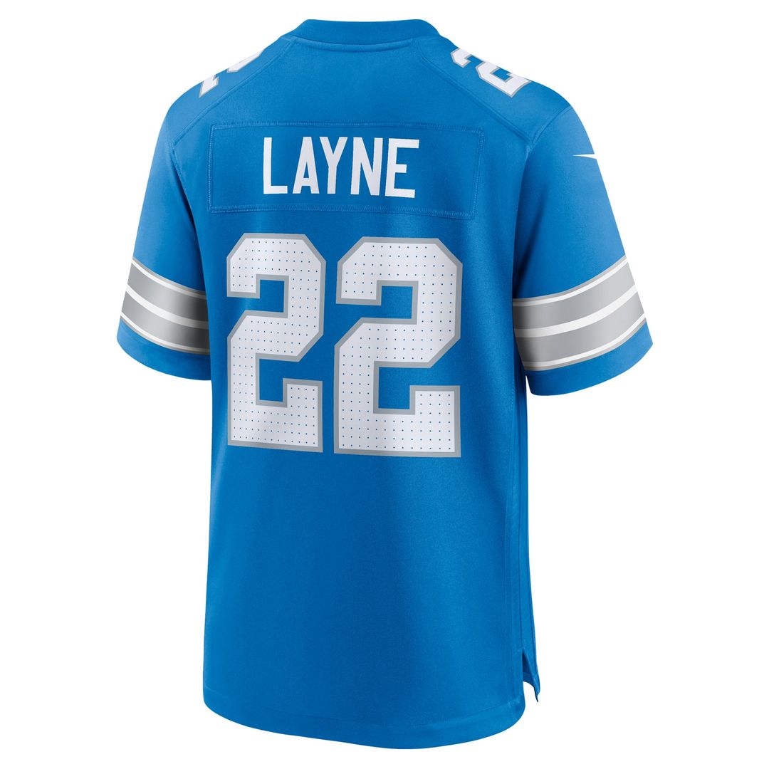 Detroit Lions Bobby Layne Blue Retired Player Game Jersey | NFL Football Jersey