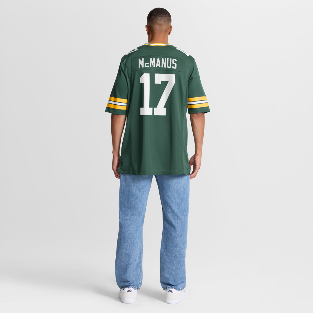 Green Bay Packers Brandon McManus Green Team Game Jersey | NFL Football Jersey