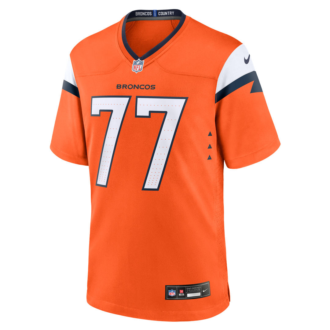 Denver Broncos Quinn Meinerz Orange Team Game Jersey | NFL Football Jersey