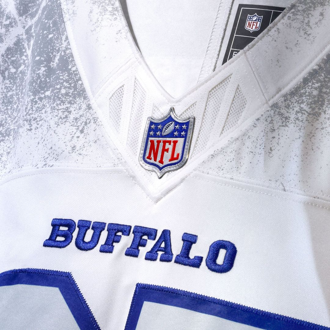 Buffalo Bills Keon Coleman White Rivalries Collection Stitched Limited Jersey | NFL Football Jersey