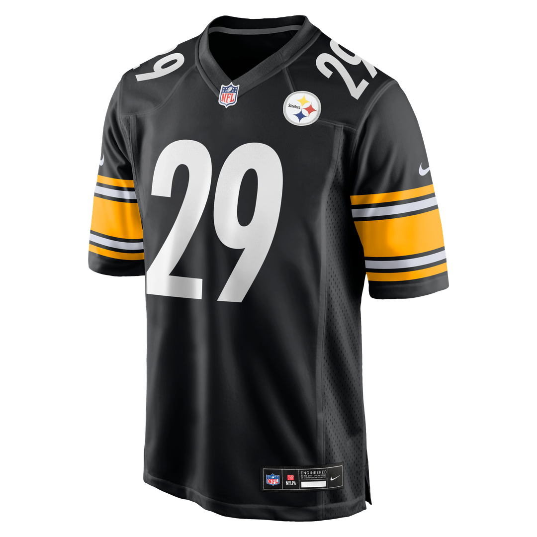 Pittsburgh Steelers Ryan Watts Black Game Jersey | NFL Football Jersey