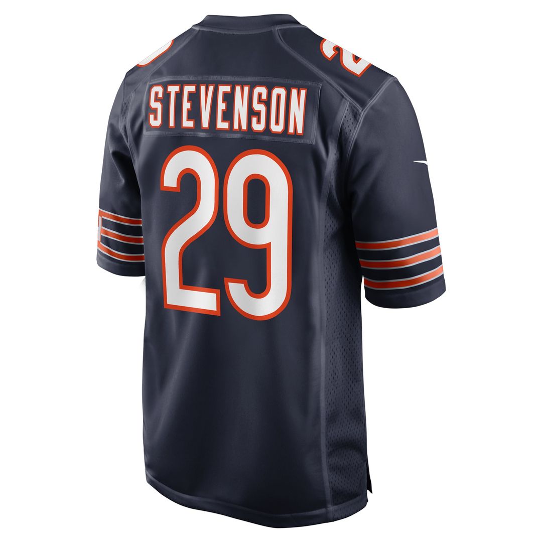 Chicago Bears Tyrique Stevenson Navy Game Jersey | NFL Football Jersey