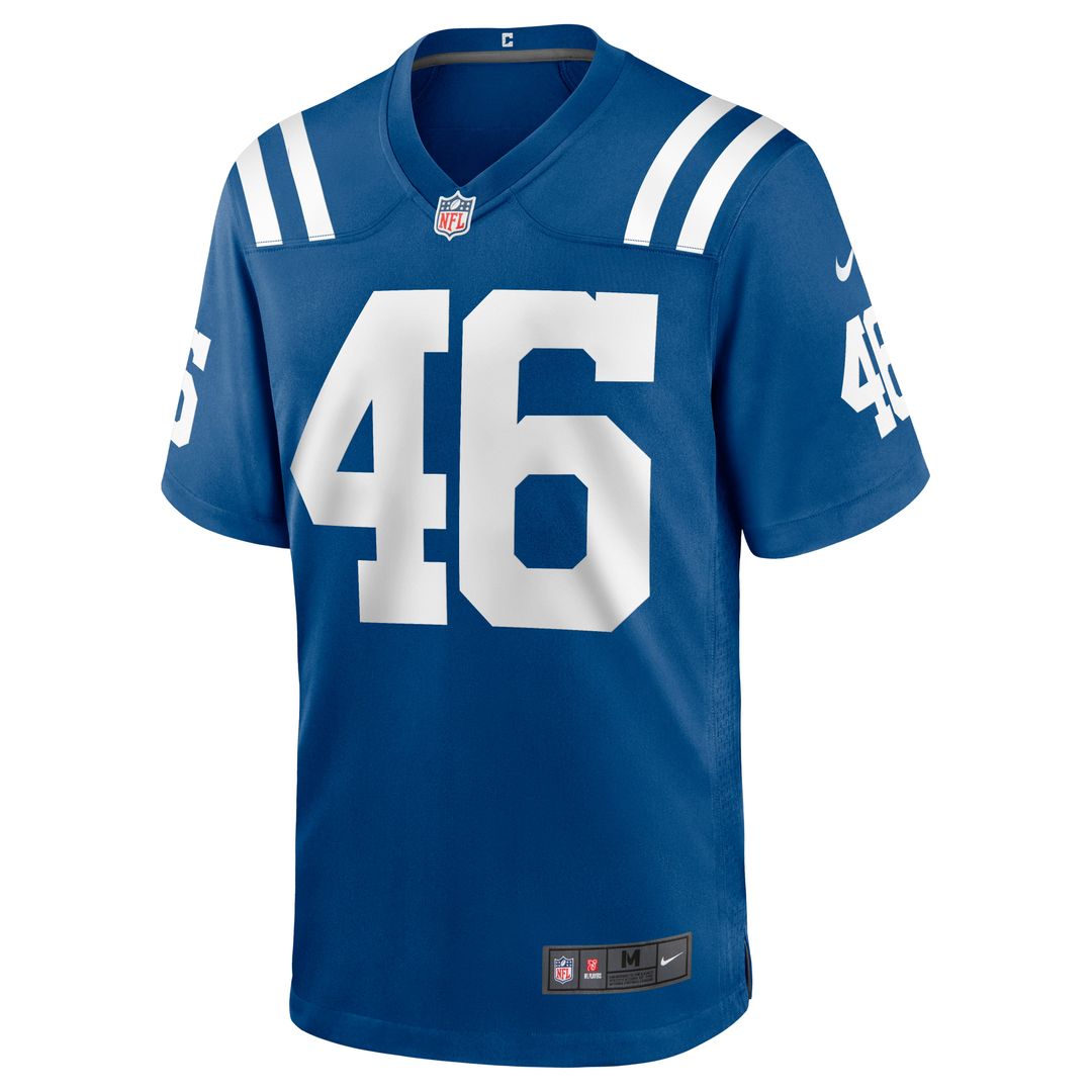 Indianapolis Colts Luke Rhodes Royal Game Jersey | NFL Football Jersey