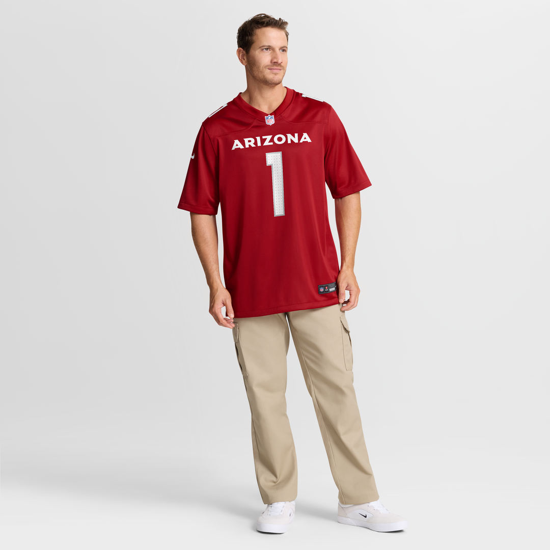 Arizona Cardinals Number 1 Dad Cardinal Game Jersey | NFL Football Jersey