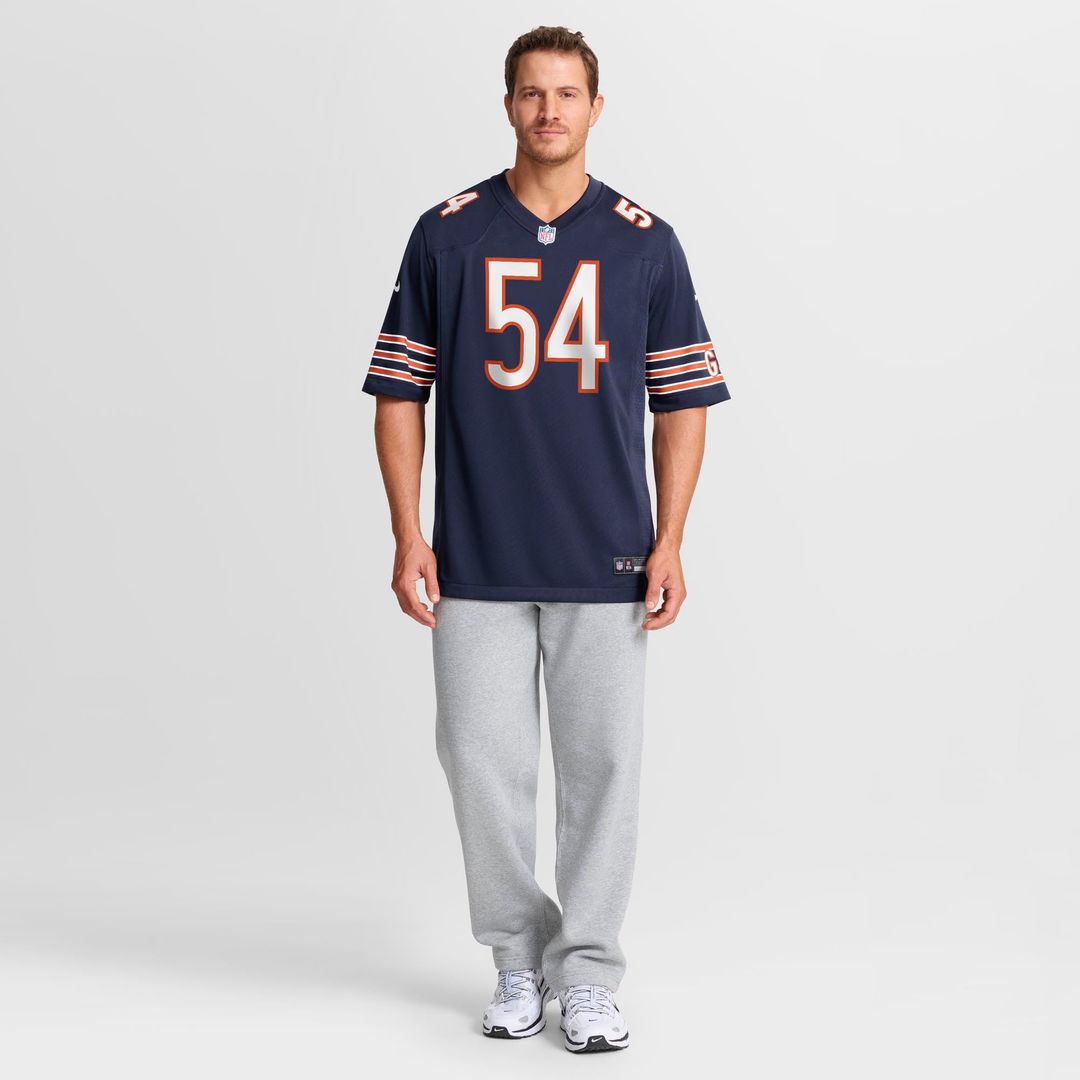 Chicago Bears Logan Jones Navy Team Game Jersey | NFL Football Jersey
