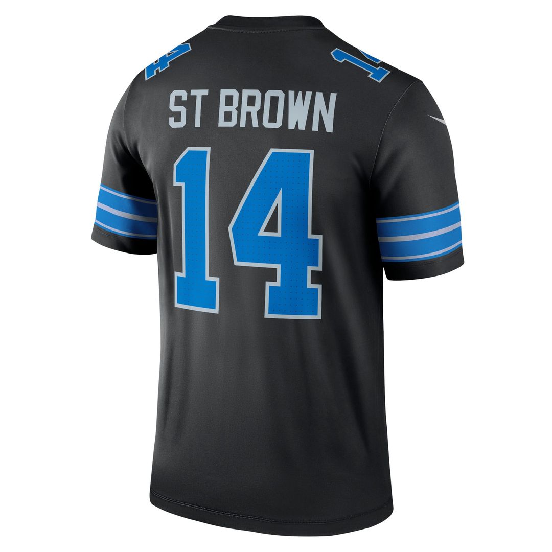Detroit Lions Amon-Ra St. Brown Blue Legend Player Performance Top