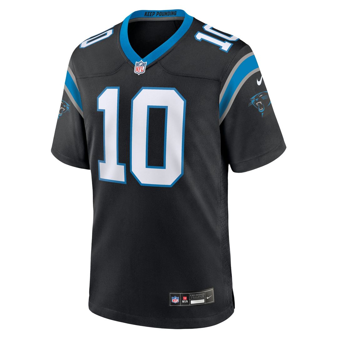 Carolina Panthers Ryan Fitzgerald Black Team Game Jersey | NFL Football Jersey