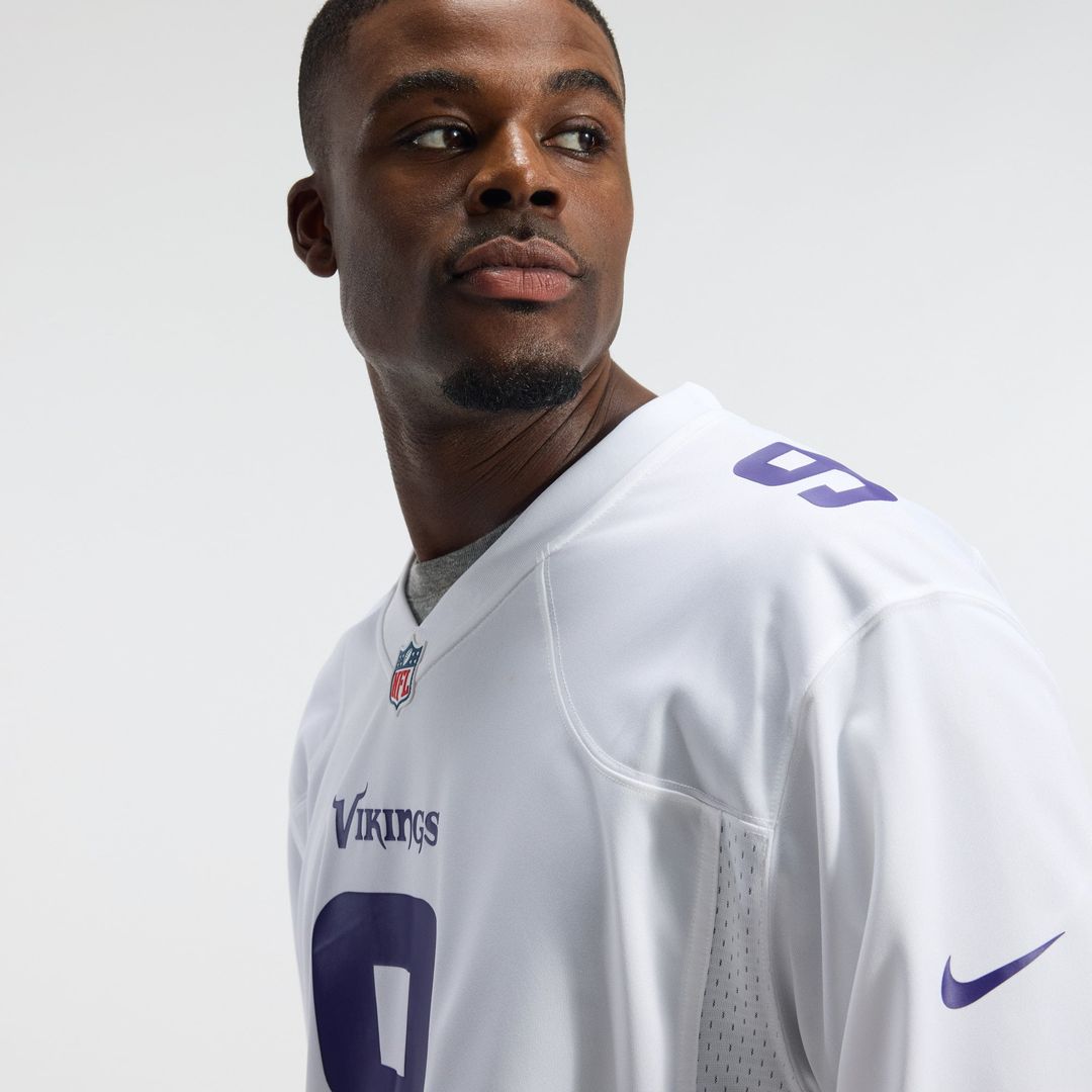 Minnesota Vikings J.J. McCarthy White Game Jersey | NFL Football Jersey