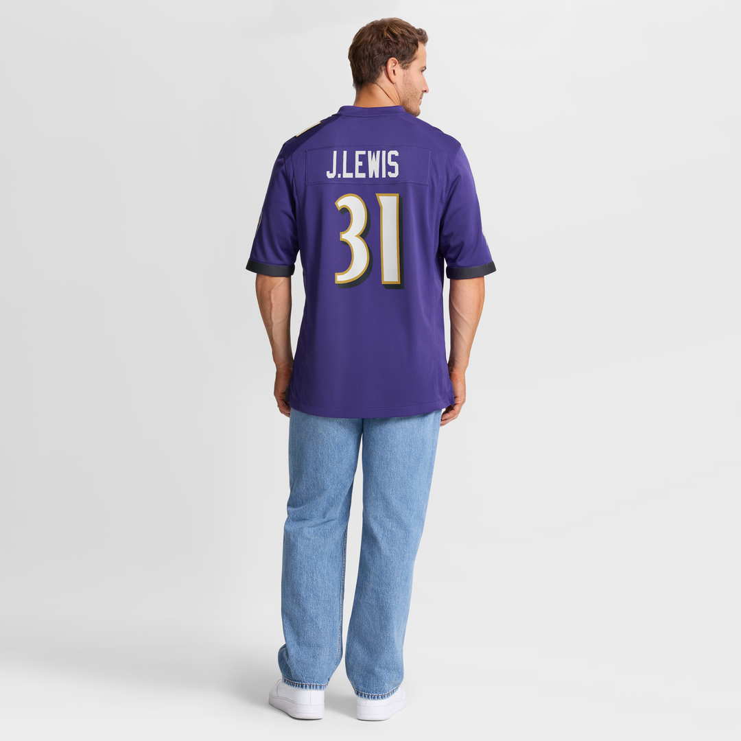 Baltimore Ravens Jamal Lewis Purple Game Retired Player Jersey | NFL Football Jersey