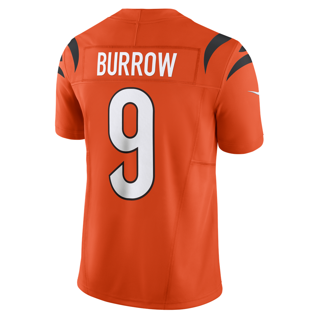 Cincinnati Bengals Joe Burrow Orange Vapor F.U.S.E. Limited Jersey | NFL Football Jersey