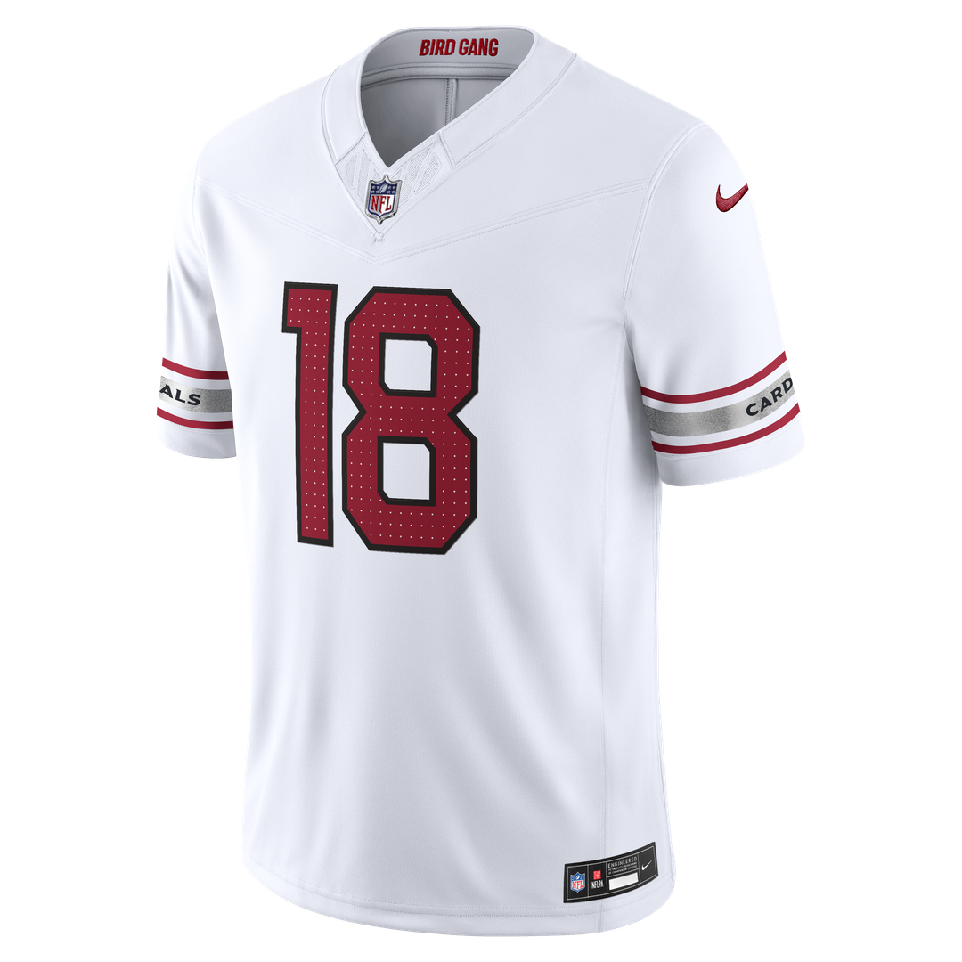 Arizona Cardinals Marvin Harrison Jr. White Vapor F.U.S.E. Stitched Limited Jersey | NFL Football Jersey