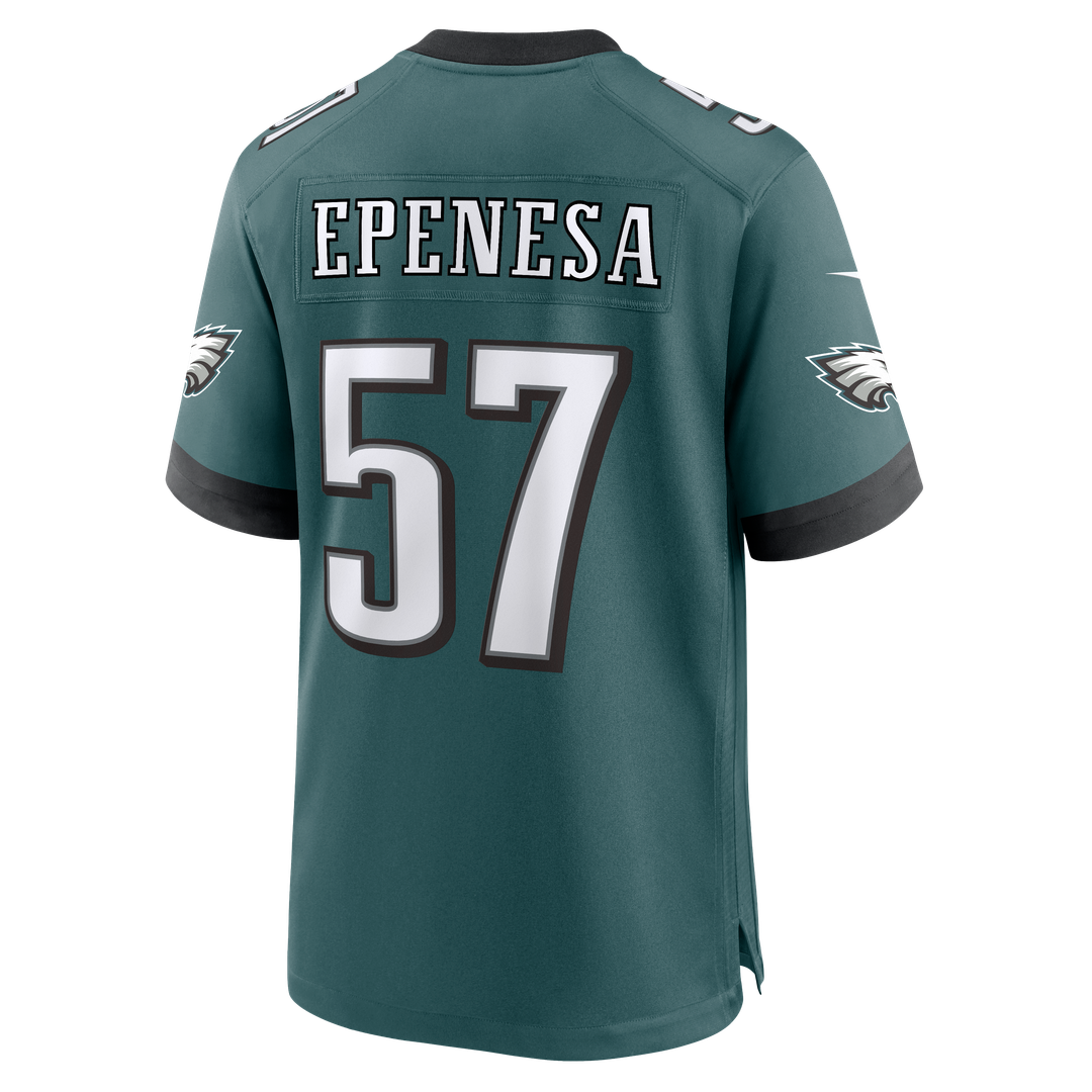 Philadelphia Eagles A.J. Epenesa Midnight Green Team Game Jersey | NFL Football Jersey