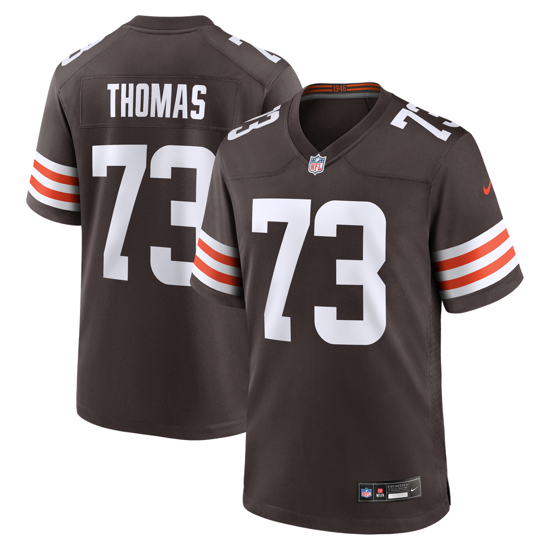 Cleveland Browns Joe Thomas White Retired Game Player Jersey | NFL Football Jersey