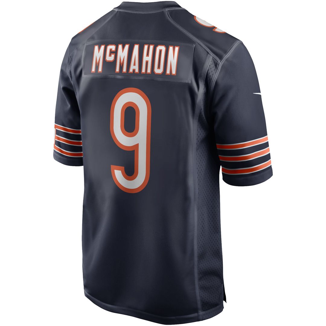 Chicago Bears Jim McMahon Navy Game Retired Player Jersey | NFL Football Jersey