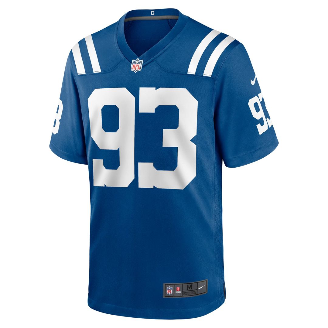 Indianapolis Colts Dwight Freeney Royal Team Retired Player Game Jersey | NFL Football Jersey