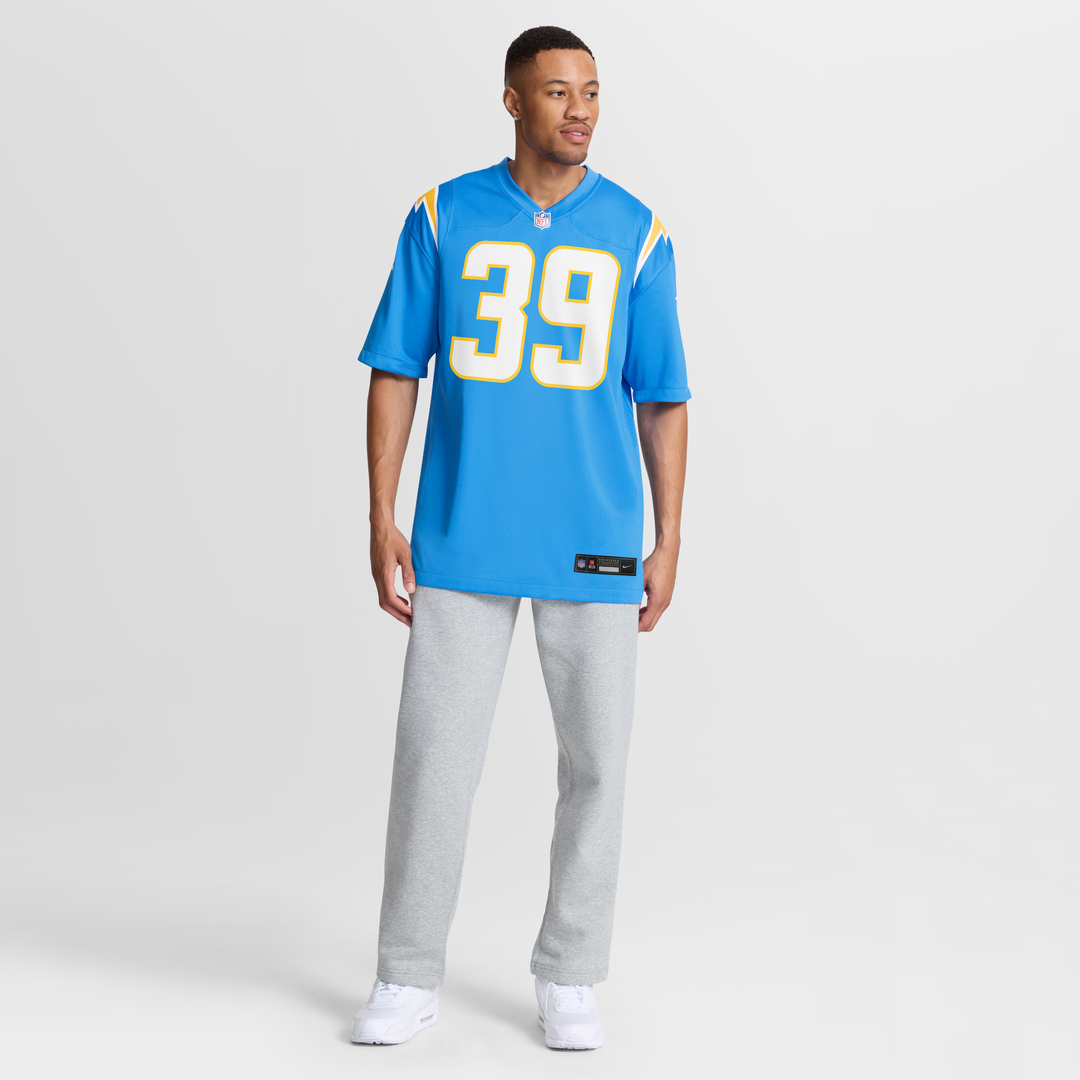 Los Angeles Chargers Eric Rogers Powder Blue Team Game Jersey | NFL Football Jersey