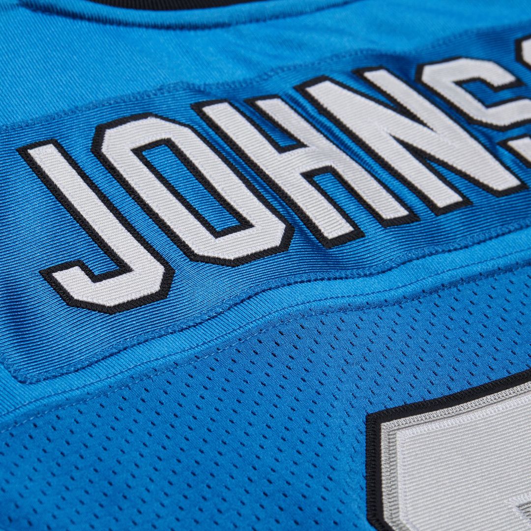 Detroit Lions Calvin Johnson Black 2007 Authentic Throwback Jersey | NFL Football Jersey