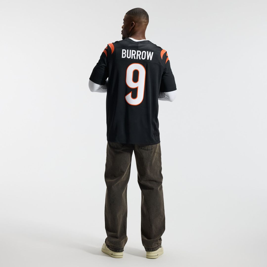 Cincinnati Bengals Joe Burrow Orange Alternate Vapor F.U.S.E. Stitched Limited Jersey | NFL Football Jersey