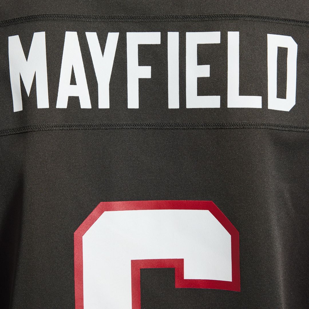 Tampa Bay Buccaneers Baker Mayfield Orange Throwback Game Jersey | NFL Football Jersey