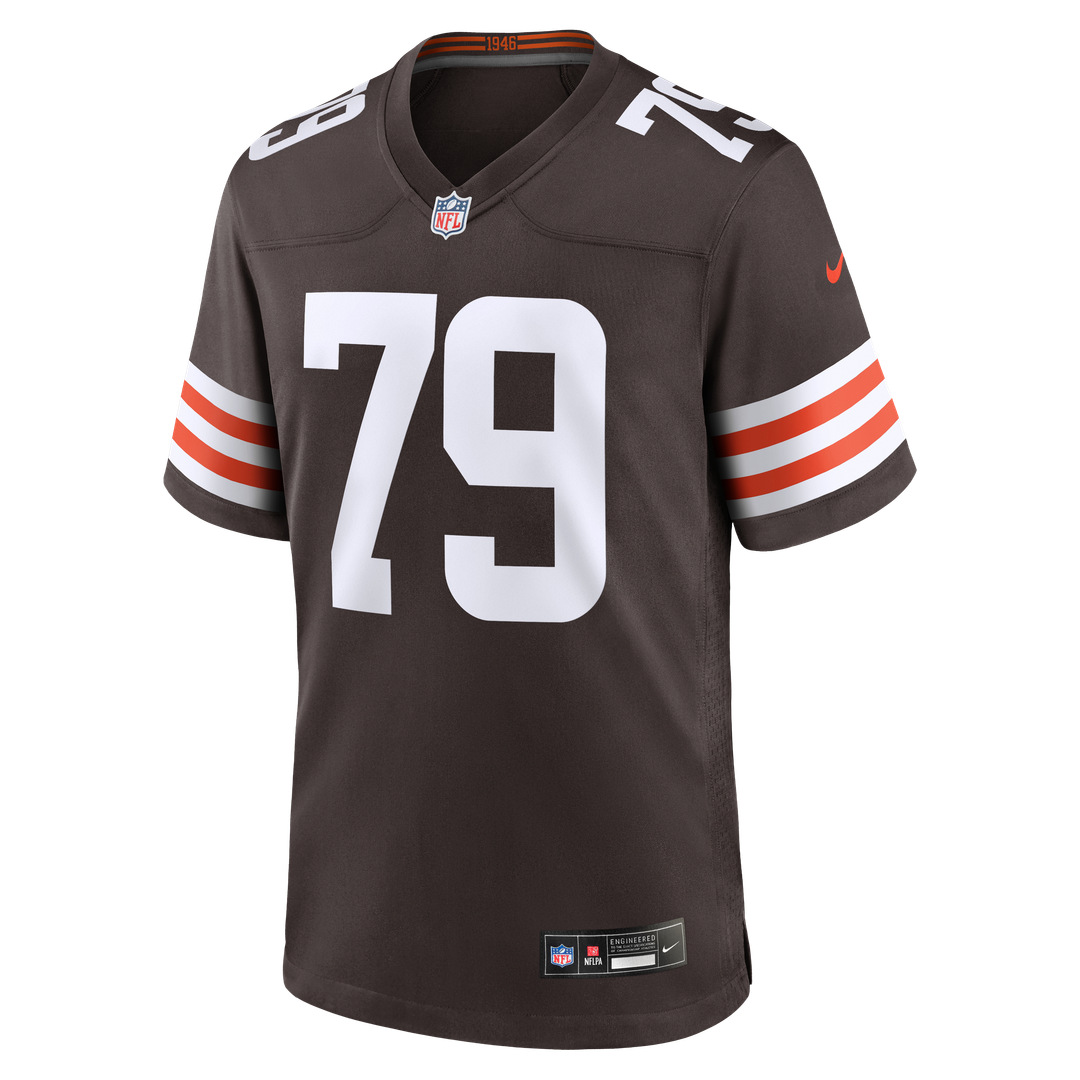 Cleveland Browns Dawand Jones Brown Team Game Jersey | NFL Football Jersey