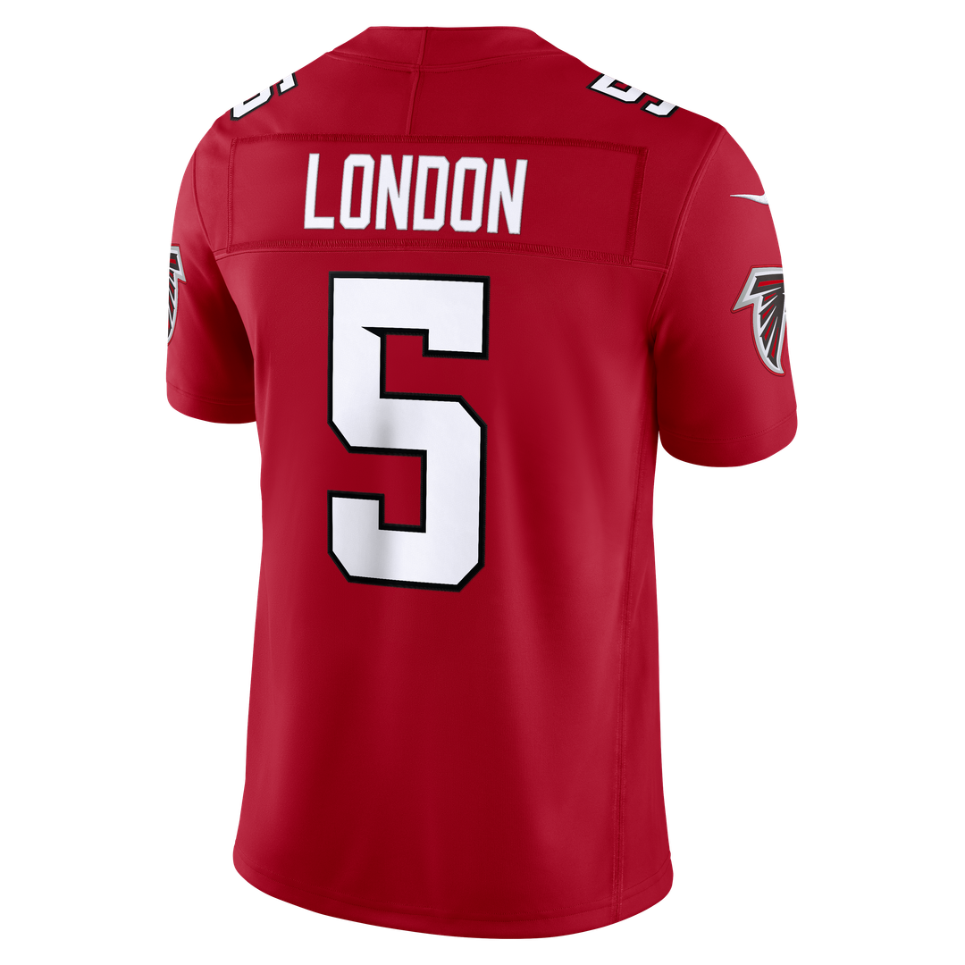 Atlanta Falcons Drake London Black Alternate Throwback Vapor F.U.S.E. Stitched Limited Jersey | NFL Football Jersey
